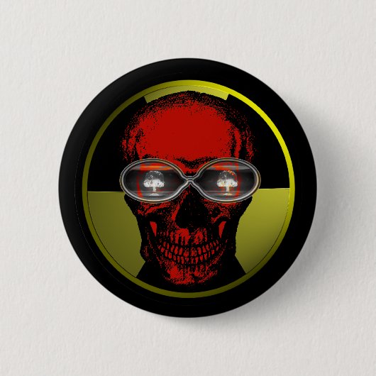 Skull Ronde Button 5,7 Cm (Voorkant)