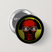 Skull Ronde Button 5,7 Cm (Voorkant /achterkant)