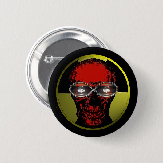 Skull Ronde Button 5,7 Cm (Voorkant /achterkant)
