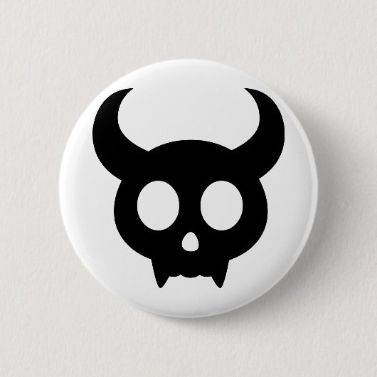 Skull Ronde Button 5,7 Cm (Voorkant)