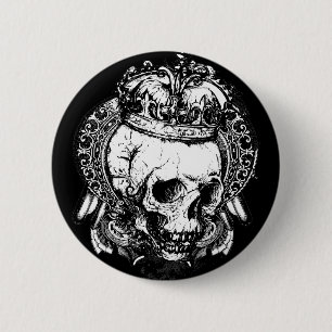 Skull Ronde Button 5,7 Cm