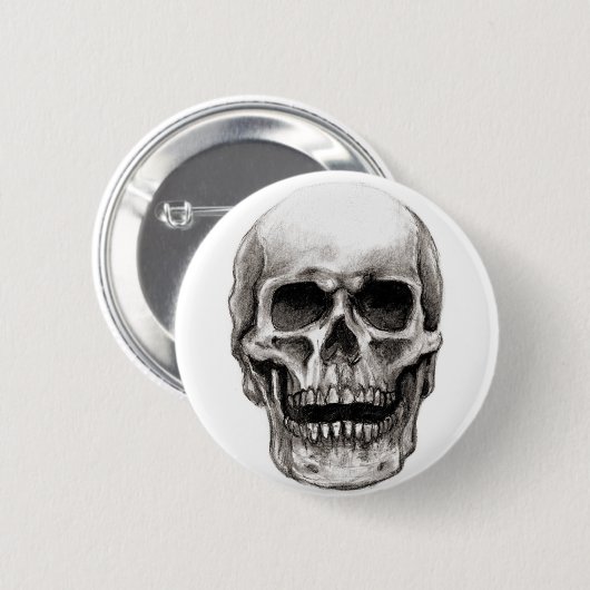 Skull Ronde Button 5,7 Cm (Voorkant /achterkant)