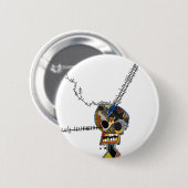 Skull Ronde Button 5,7 Cm (Voorkant /achterkant)