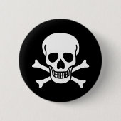 Skull Ronde Button 5,7 Cm (Voorkant)