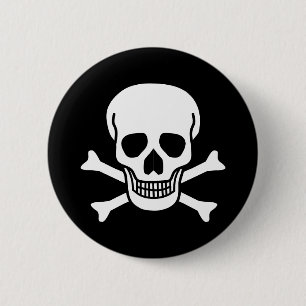 Skull Ronde Button 5,7 Cm