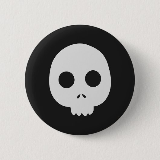 Skull Ronde Button 5,7 Cm (Voorkant)