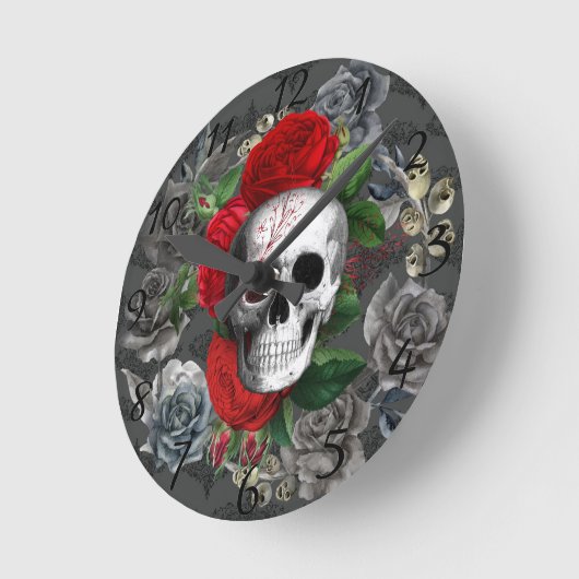 Skull Ronde Klok (Hoek)