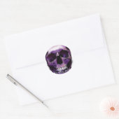 Skull Ronde Sticker (Envelop)
