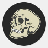 Skull Ronde Sticker (Voorkant)