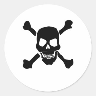 Skull Ronde Sticker