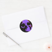Skull Ronde Sticker (Envelop)