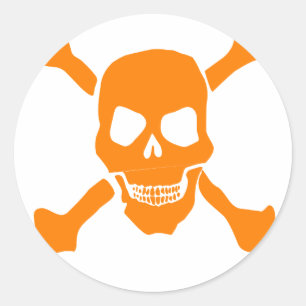 Skull Ronde Sticker