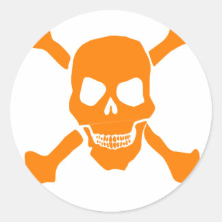 Skull Ronde Sticker