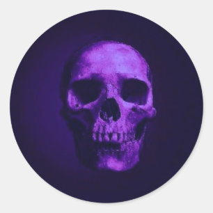 Skull Ronde Sticker