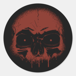 Skull Ronde Sticker
