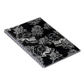Skull Roos Chalk | Funky Gothic Grunge Lyric Poems Notitieboek (Rechterzijde)