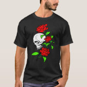 SKULL ROSE T-SHIRT (Voorkant)