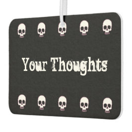 Skull Row Tekst toevoegen Luchtverfrisser