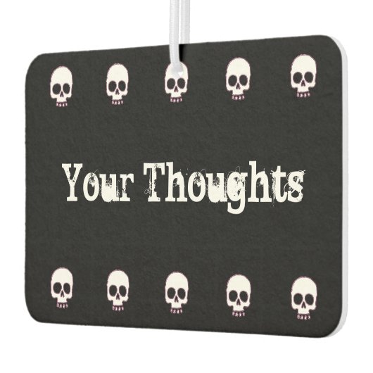 Skull Row Tekst toevoegen Luchtverfrisser (Links)