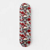 Skull & Rozen Skateboard Deck (Voorkant)