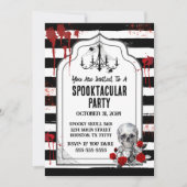 Skull & Rozen Uitnodiging (Voorkant)