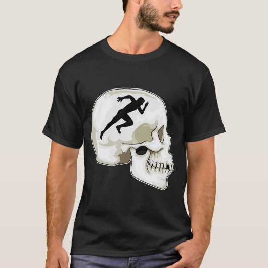 Skull Runner Running Sports T-shirt (Voorkant)