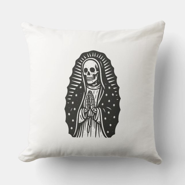 Skull Saint Kussen (Voorkant)