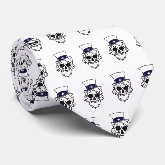 Skull Sam Tie Stropdas (Opgerold)