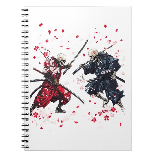 Skull Samurai Duel Notitieboek (Voorkant)