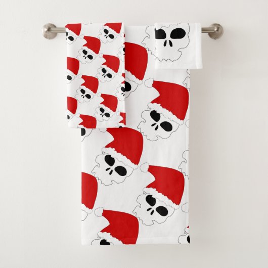 Skull Santa Bad Handdoek (Insitu)