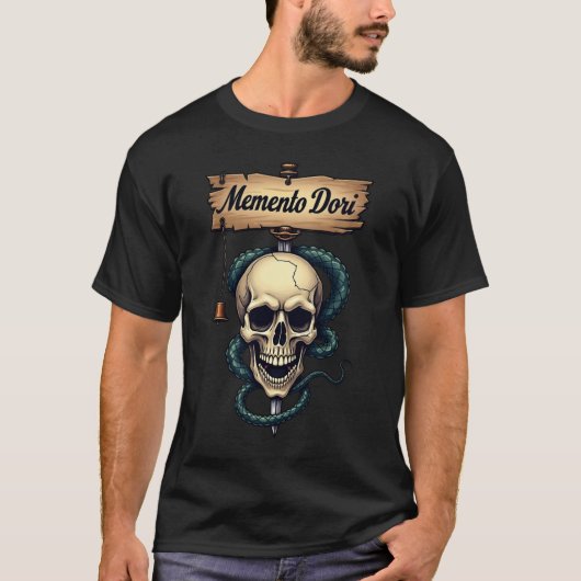 Skull & Serpent: Een getatoeëerde herinnering T-shirt (Voorkant)