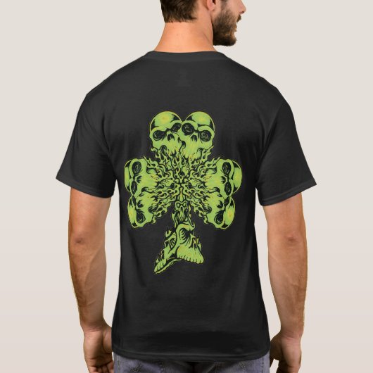 Skull Shamrock I T-shirt (Achterkant)