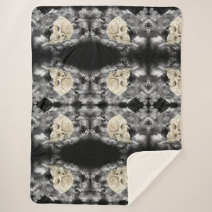 Skull Sherpa Deken