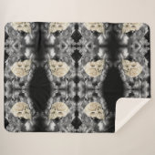 Skull Sherpa Deken (Voorkant (horizontaal))