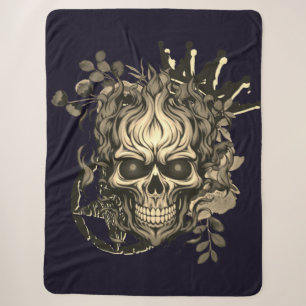 Skull Sherpa Deken