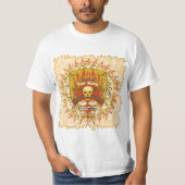Skull Shield Brandweerman T-shirt (Voorkant)