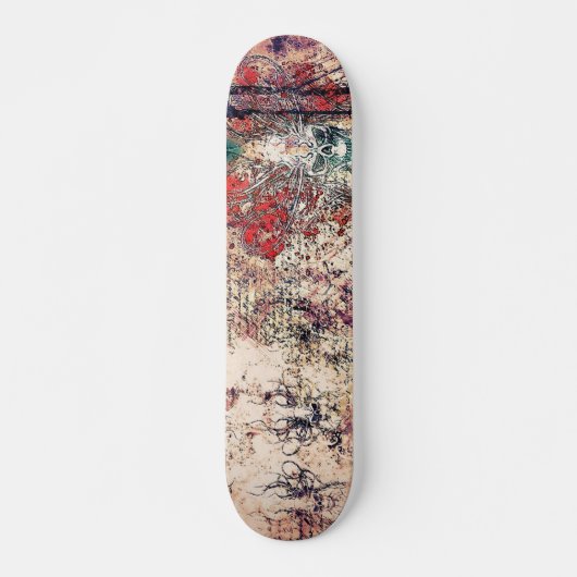skull skateboard deck (Voorkant)