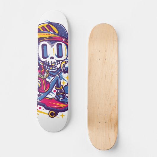 Skull Skater Persoonlijk Skateboard (Voorkant)