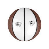 Skull Skeleton Basketbal (Verticaal)