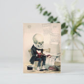 SKULL, SKELETON, DRUGS, FARMACEUTISCHE PRODUCTEN BRIEFKAART (Staand voorkant)