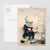 SKULL, SKELETON, DRUGS, FARMACEUTISCHE PRODUCTEN BRIEFKAART (Voorkant / Achterkant)