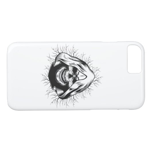 Skull Skeleton Halloween iPhone/iPad case (Achterkant (Horizontaal))