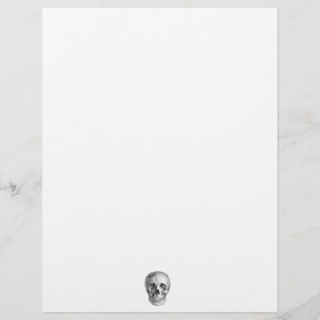 Skull Sketch perfect voor Halloween party-behoefte (Voorkant)