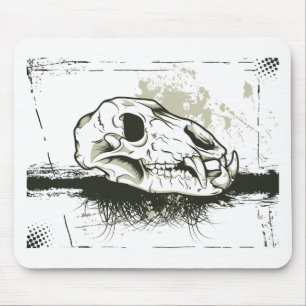 Skull ~ Skulls Animal Skeleton Muismat