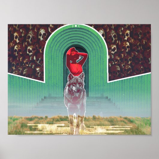 Skull Sky Poster (Voorkant)