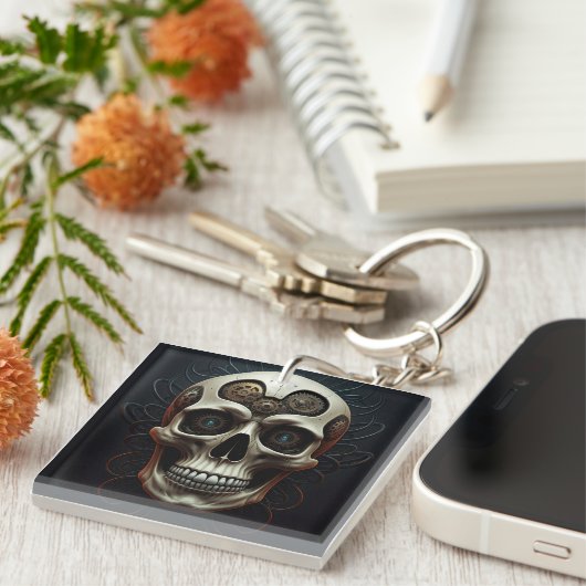 Skull Sleutelhanger (Voorkant Rechts)
