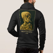  Skull Smoking – Unieke Van Gogh geïnspireerd Hoodie (Achterkant)
