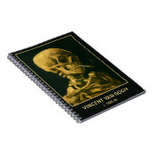Skull Smoking – Unieke Van Gogh geïnspireerd Notitieboek (Rechterzijde)