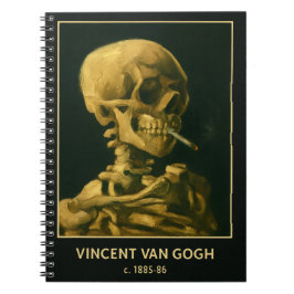  Skull Smoking – Unieke Van Gogh geïnspireerd Notitieboek