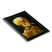  Skull Smoking – Unieke Van Gogh geïnspireerd Notitieboek (Rechterzijde)